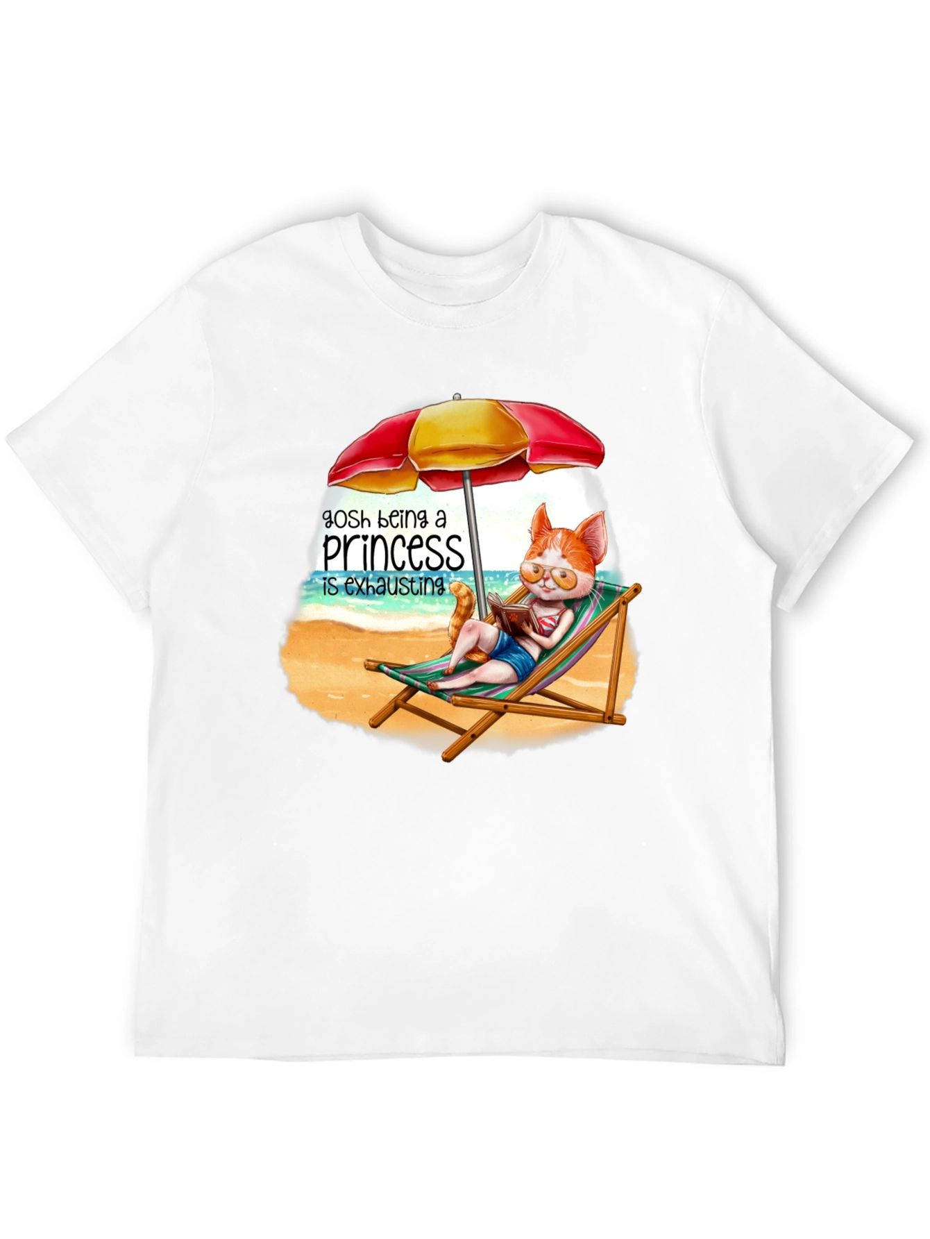 Relaxing Cat Princess T-Shirt
