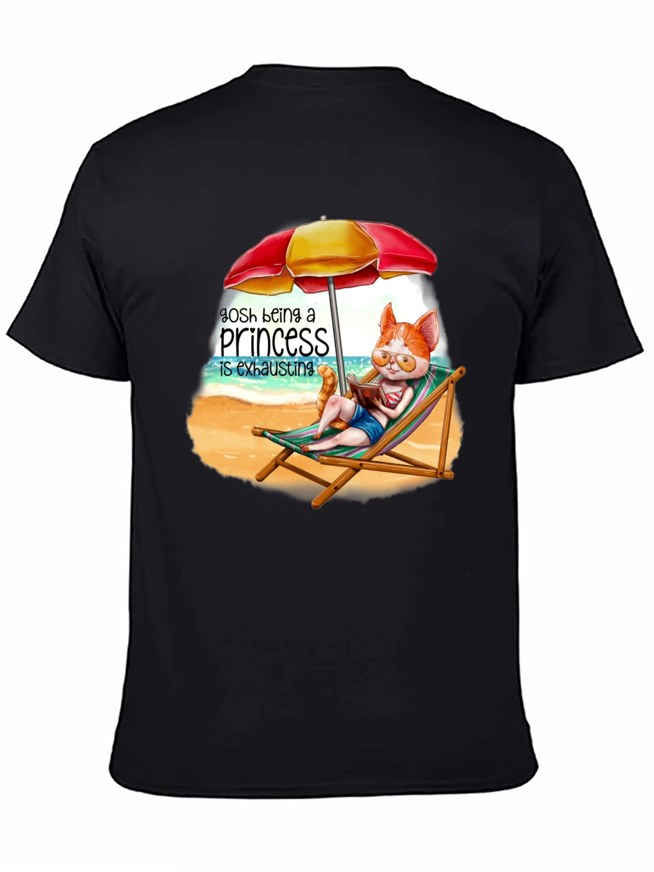 Relaxing Cat Princess T-Shirt