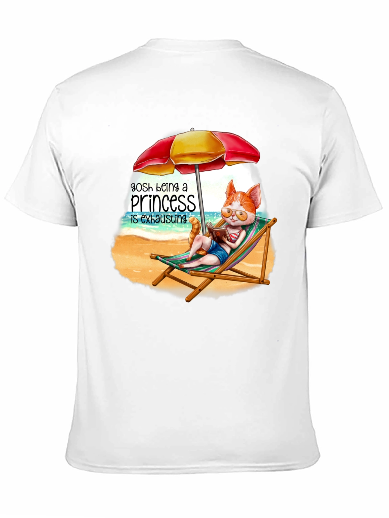 Relaxing Cat Princess T-Shirt