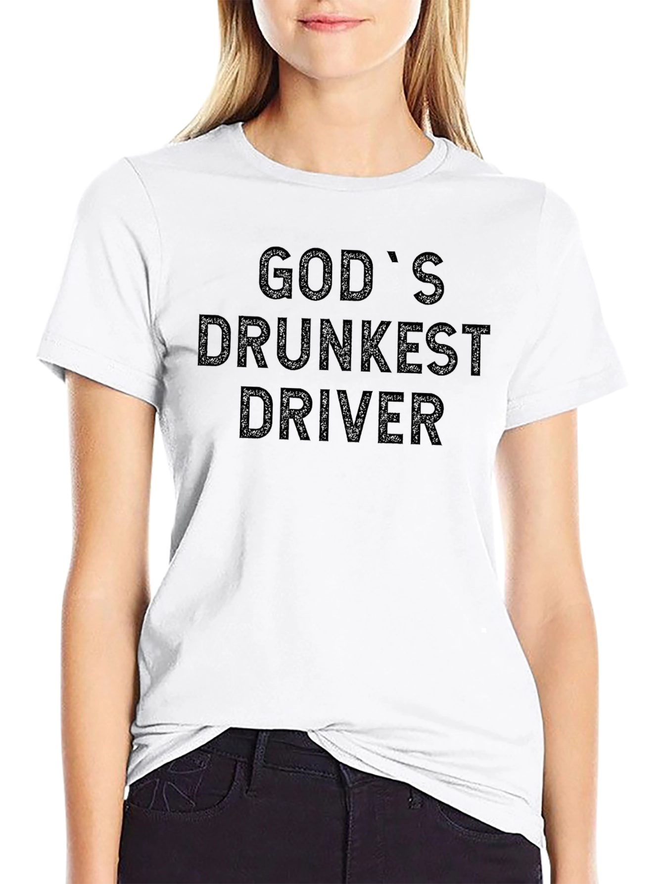 Gods Drunkest Driver T-Shirt - Humorous Graphic Tee