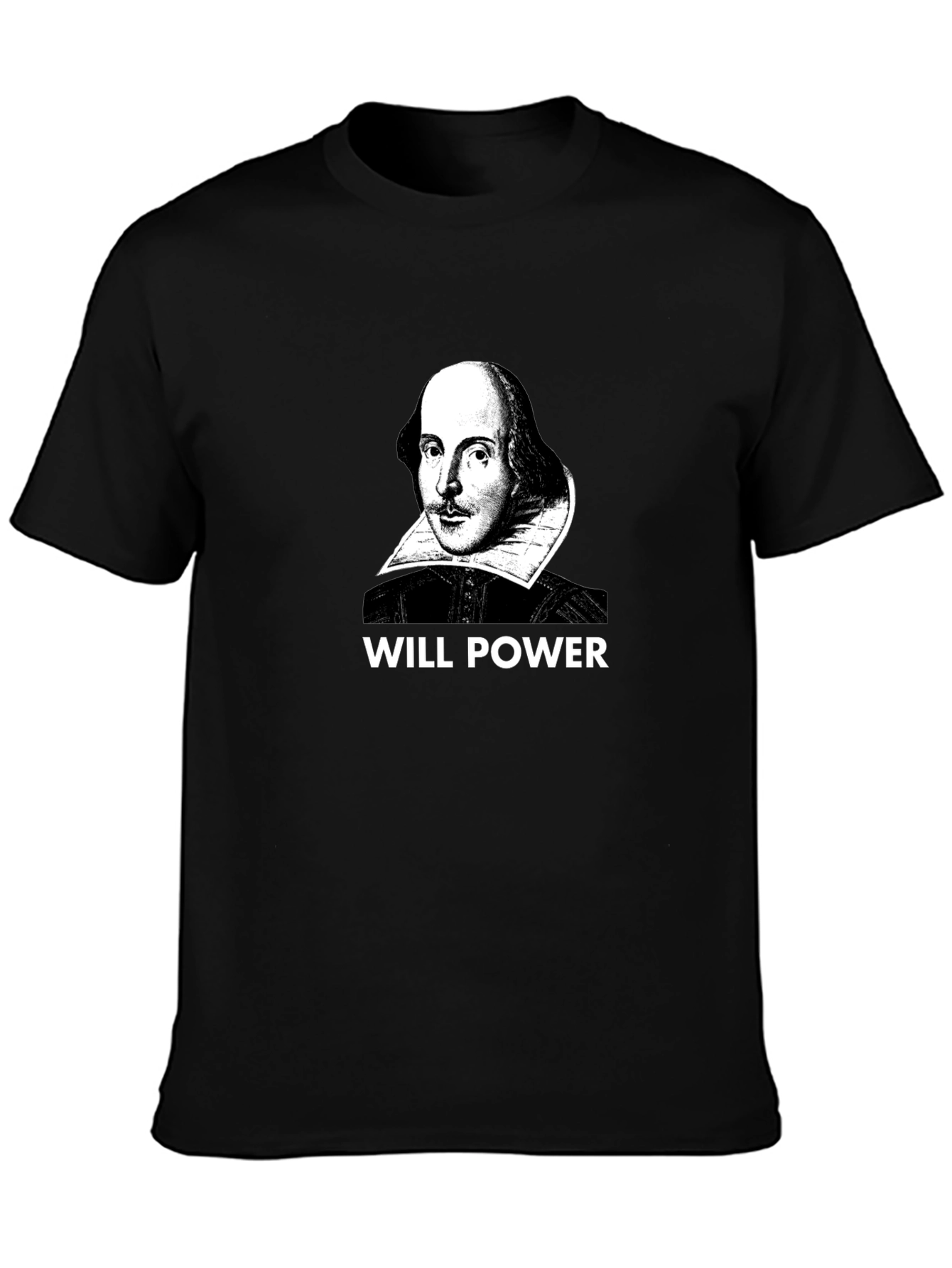 Will Power Shakespeare Graphic Tee - Black