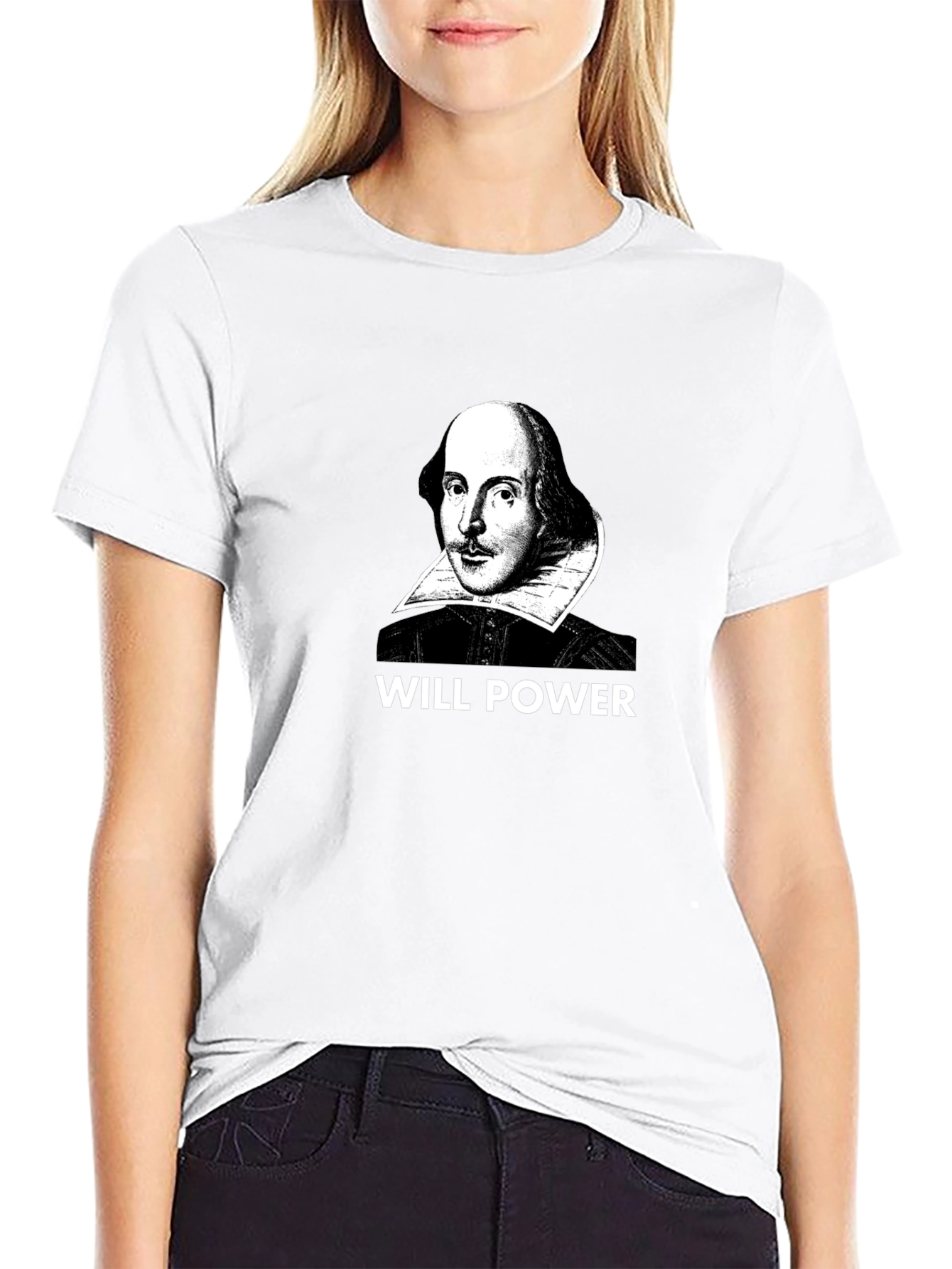 Will Power Shakespeare Graphic Tee - Black