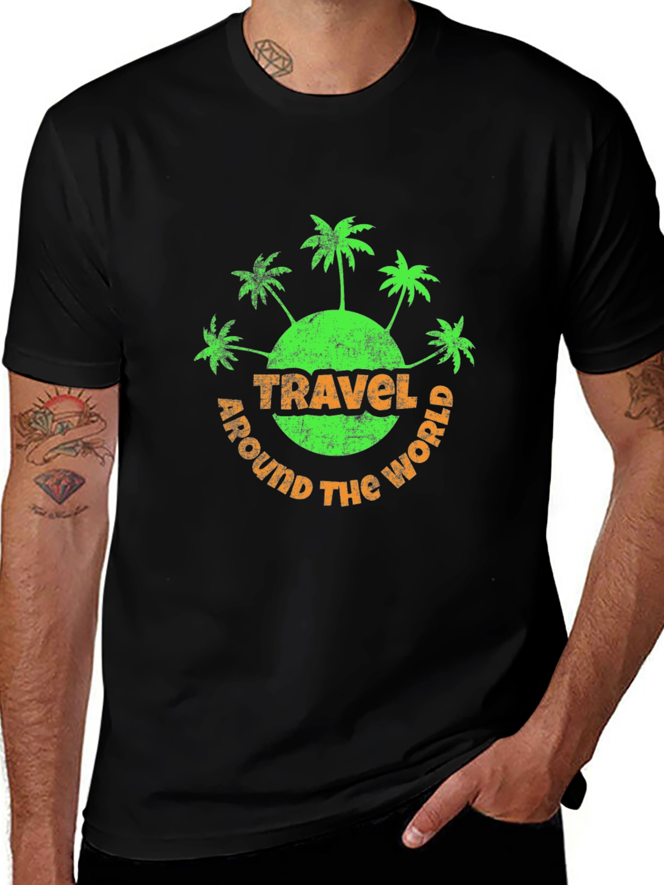 Travel Around the World Graphic Tee
