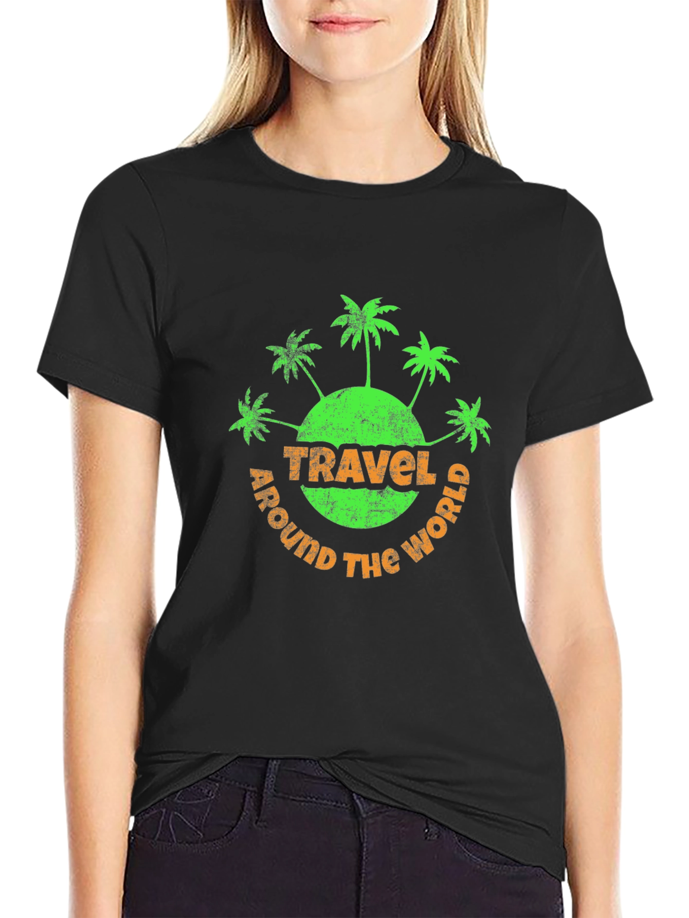 Travel Around the World Graphic Tee