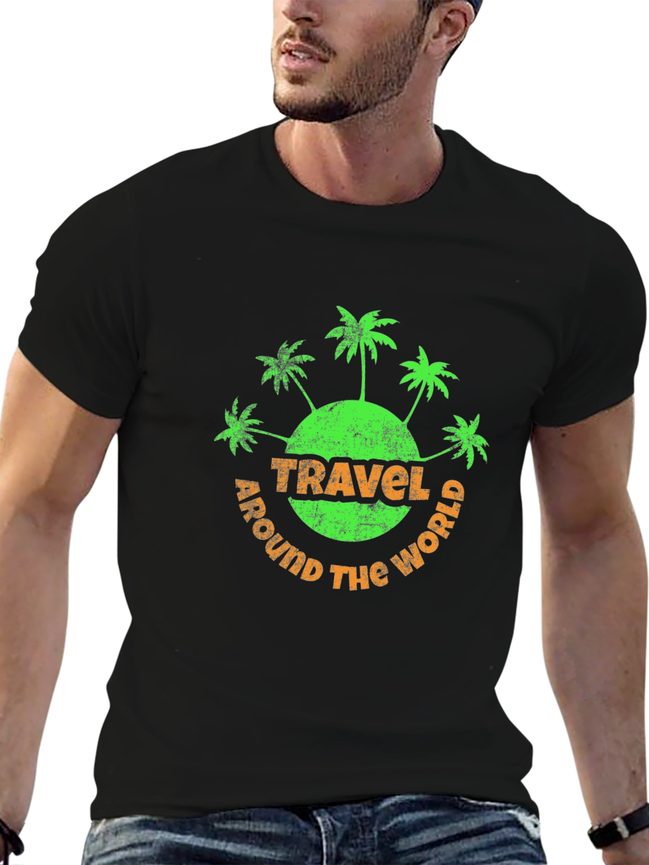 Travel Around the World Graphic Tee