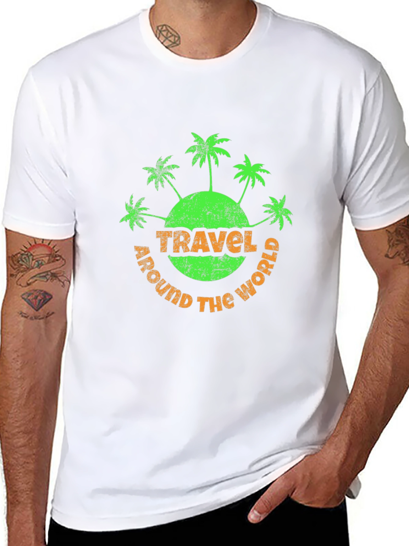 Travel Around the World Graphic Tee