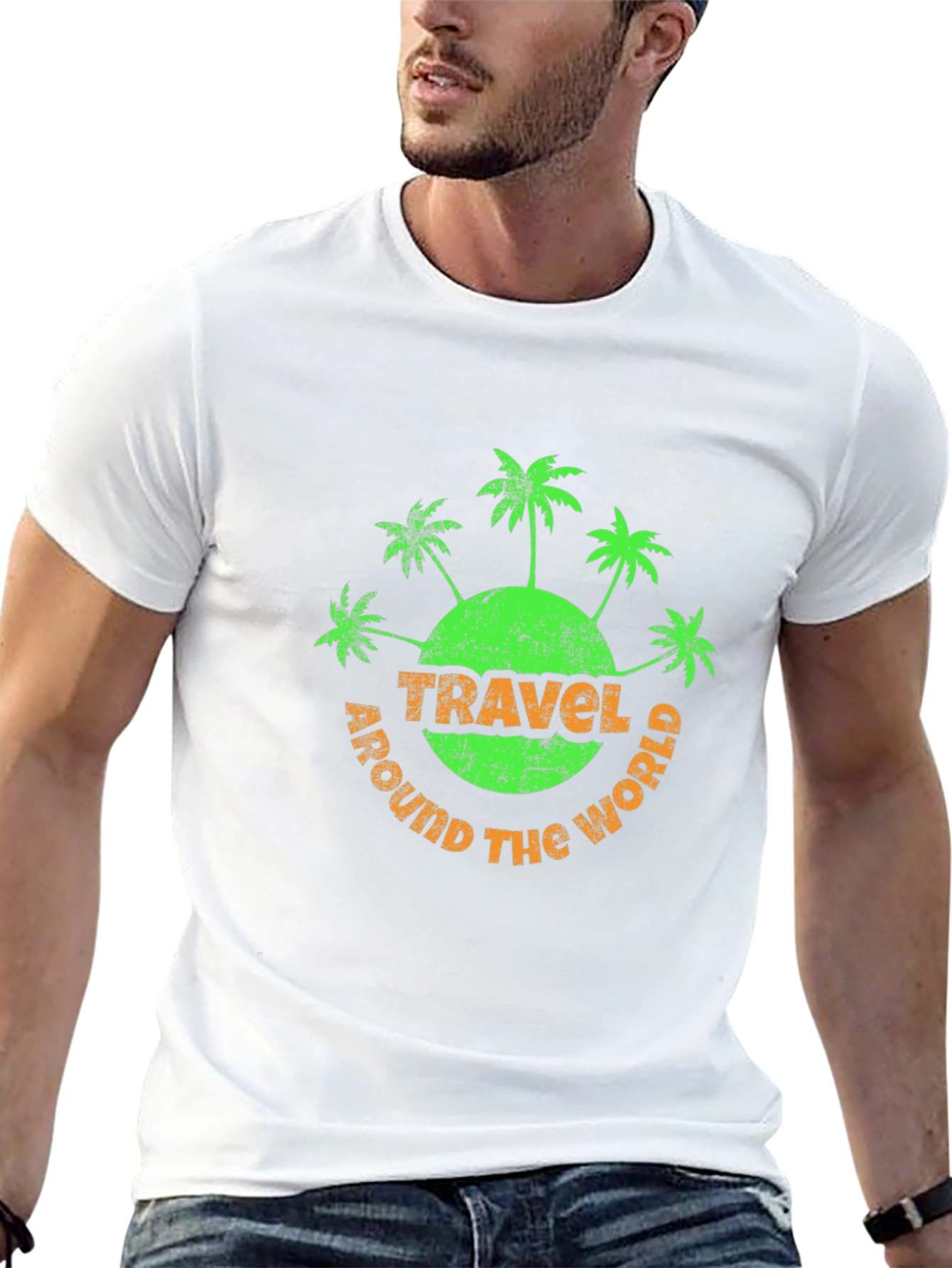 Travel Around the World Graphic Tee
