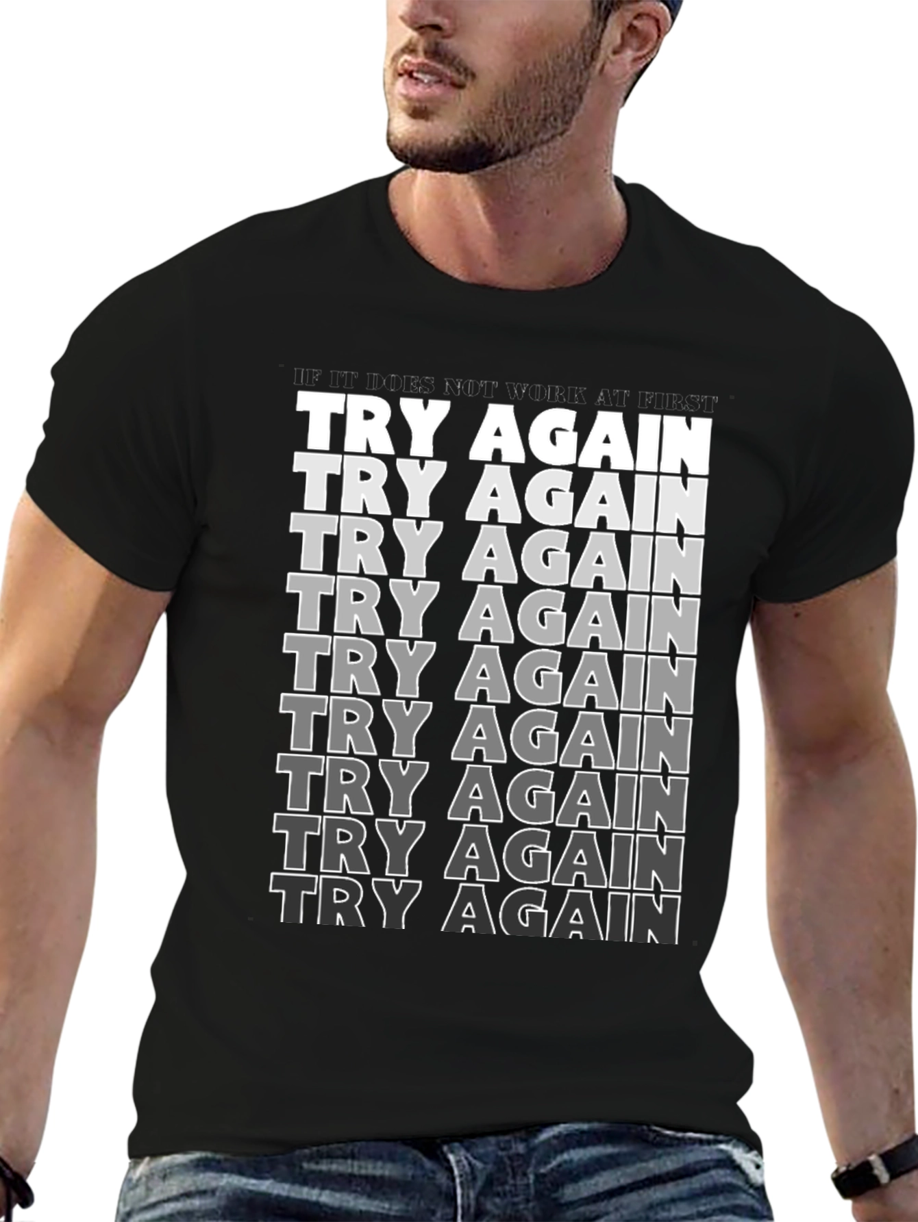 Try Again Graphic T-Shirt