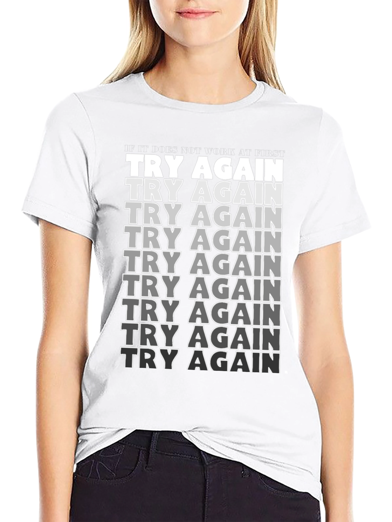 Try Again Graphic T-Shirt