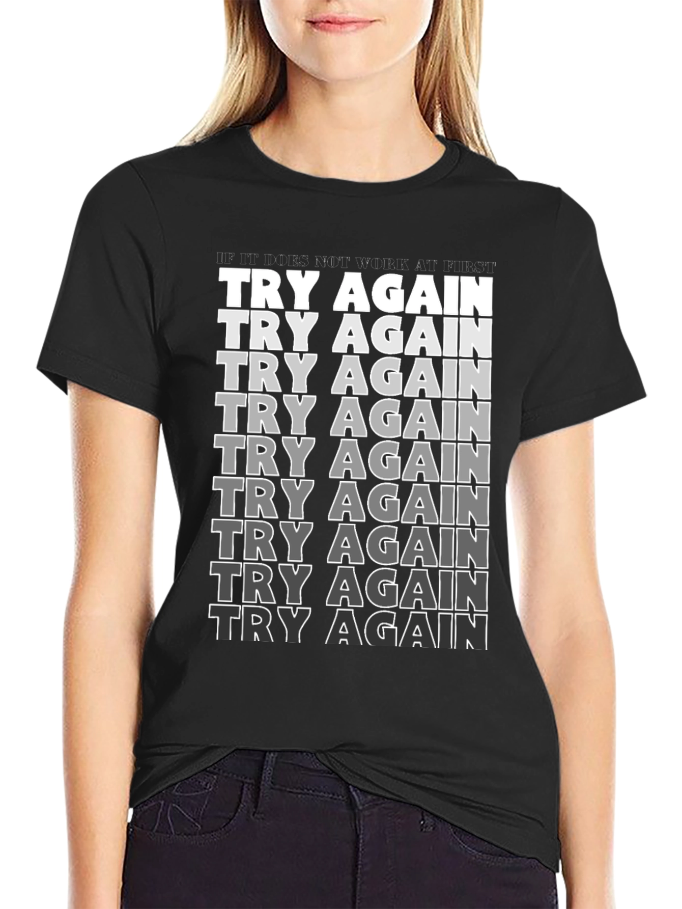 Try Again Graphic T-Shirt