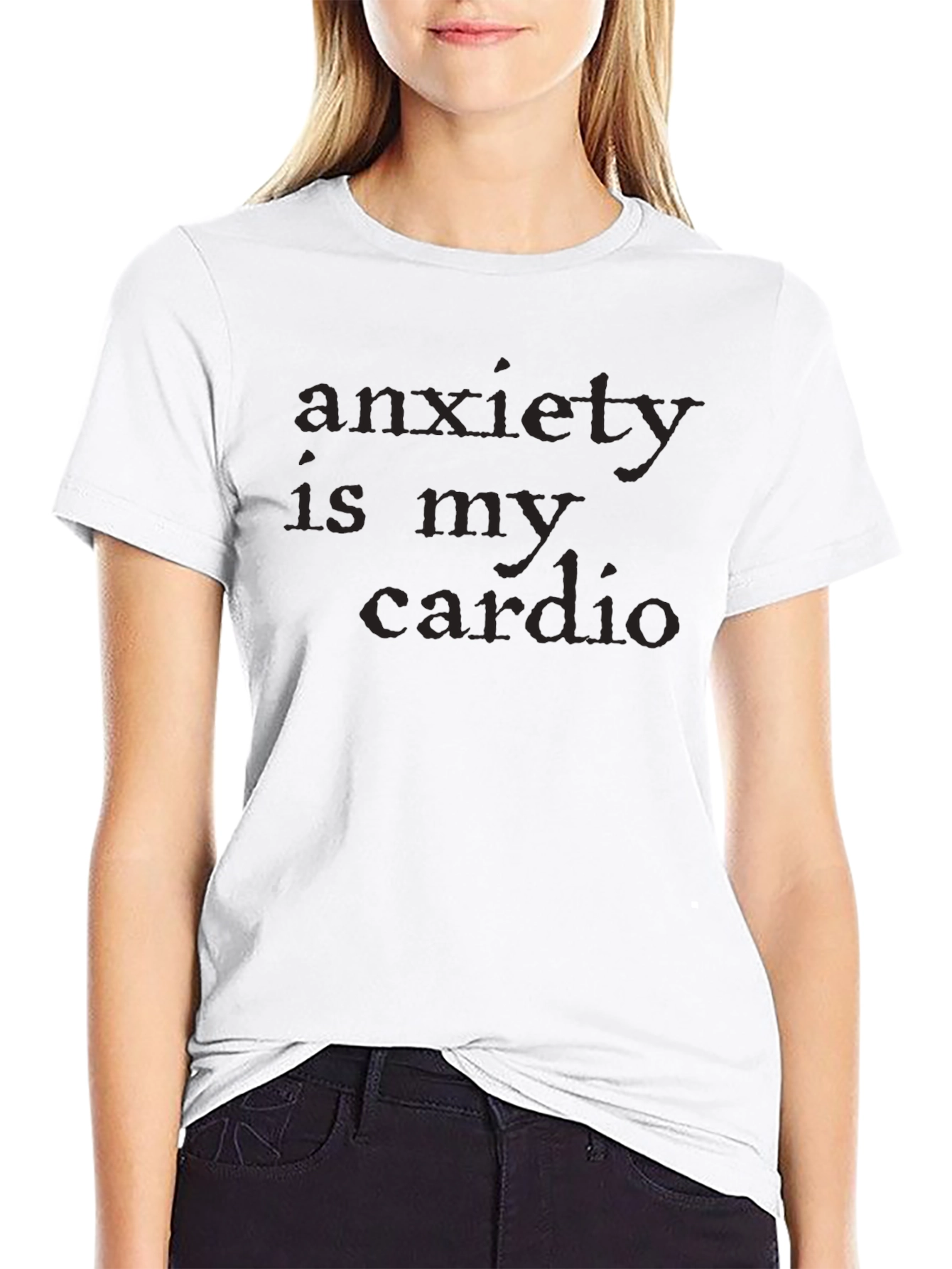Anxiety Is My Cardio Graphic Tee - Unisex