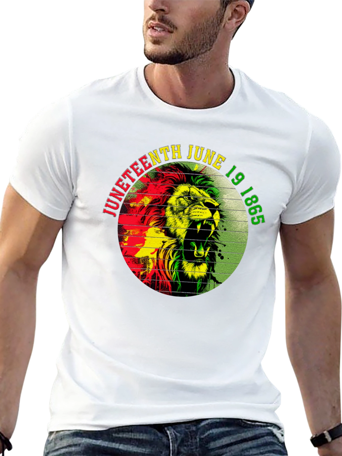 Juneteenth Lion T-Shirt - June 19 1865