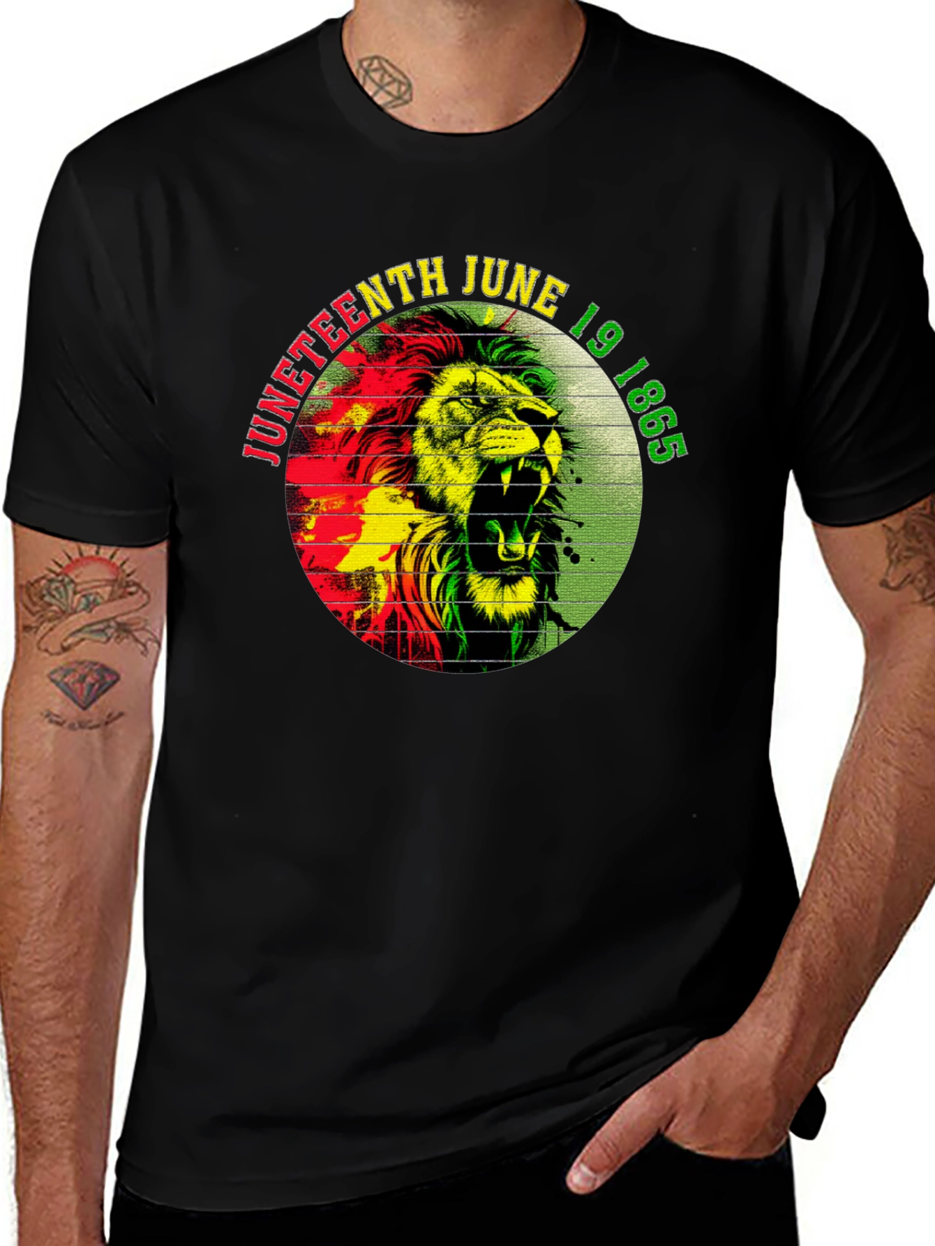Juneteenth Lion T-Shirt - June 19 1865