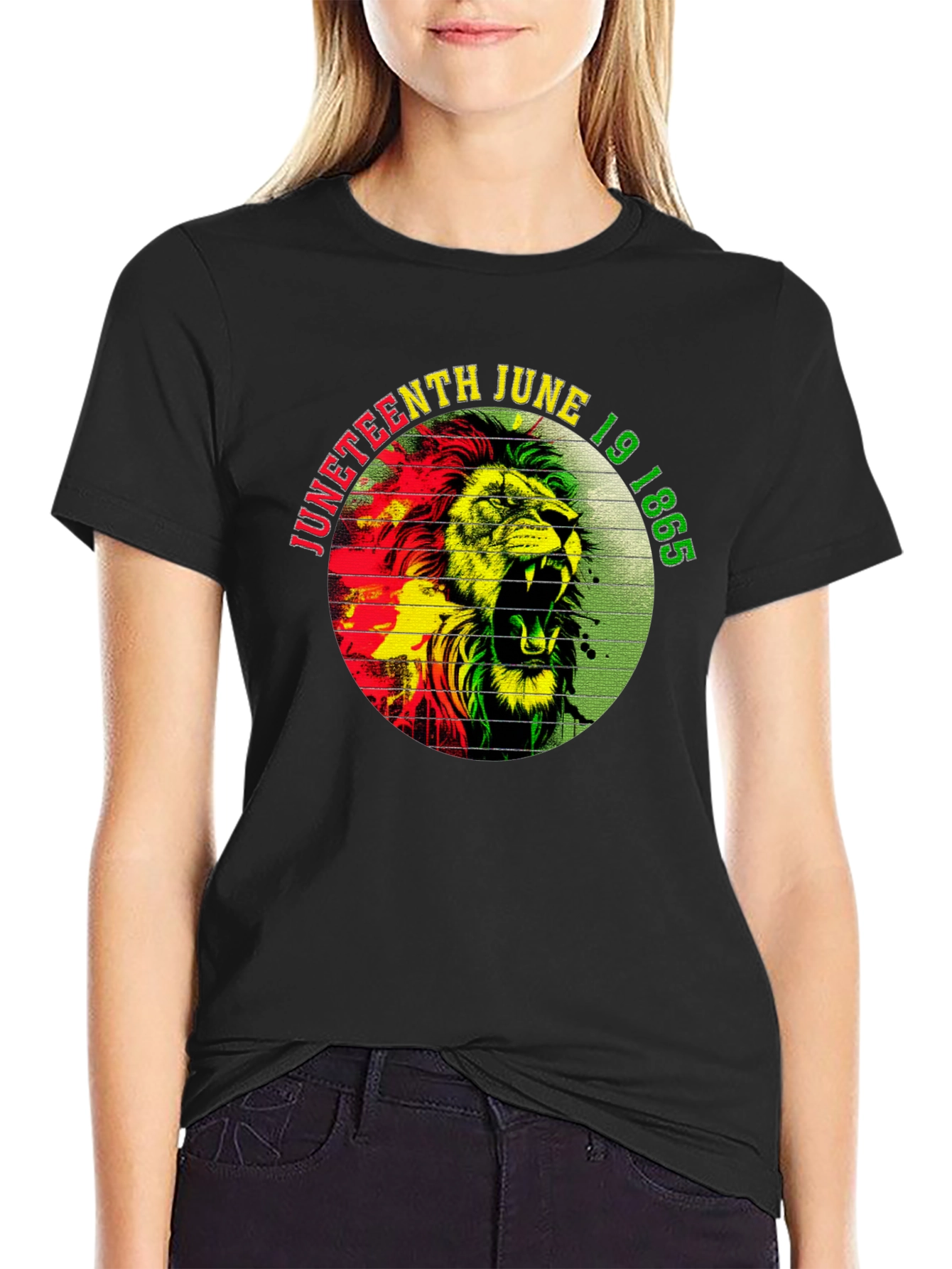Juneteenth Lion T-Shirt - June 19 1865