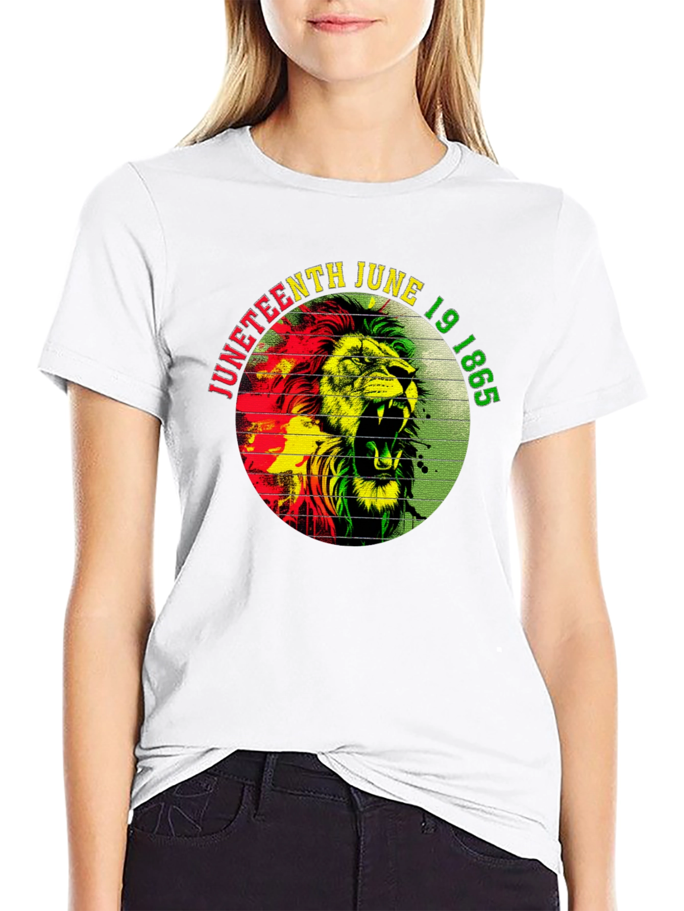 Juneteenth Lion T-Shirt - June 19 1865