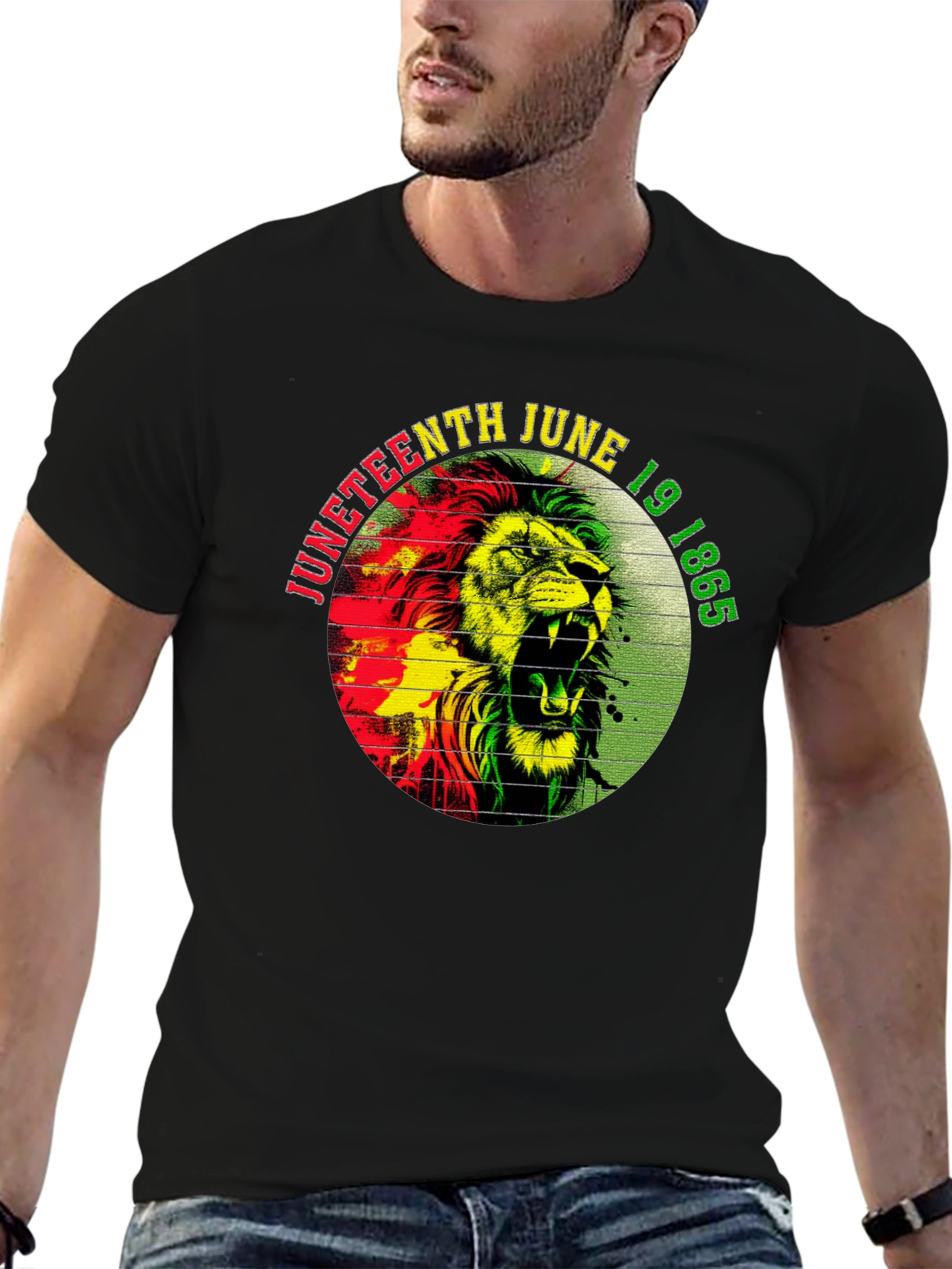 Juneteenth Lion T-Shirt - June 19 1865