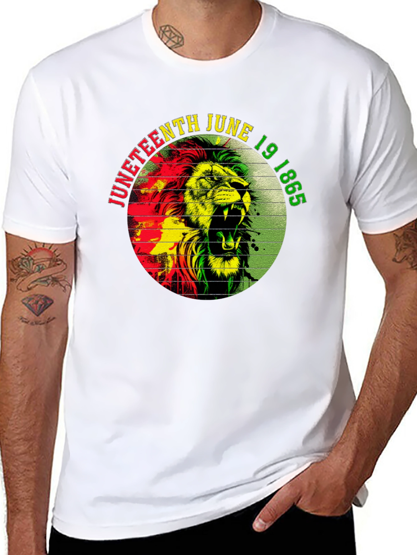 Juneteenth Lion T-Shirt - June 19 1865