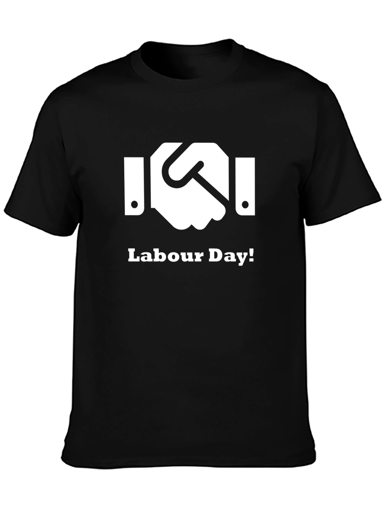 Labour Day Graphic Tee - Black