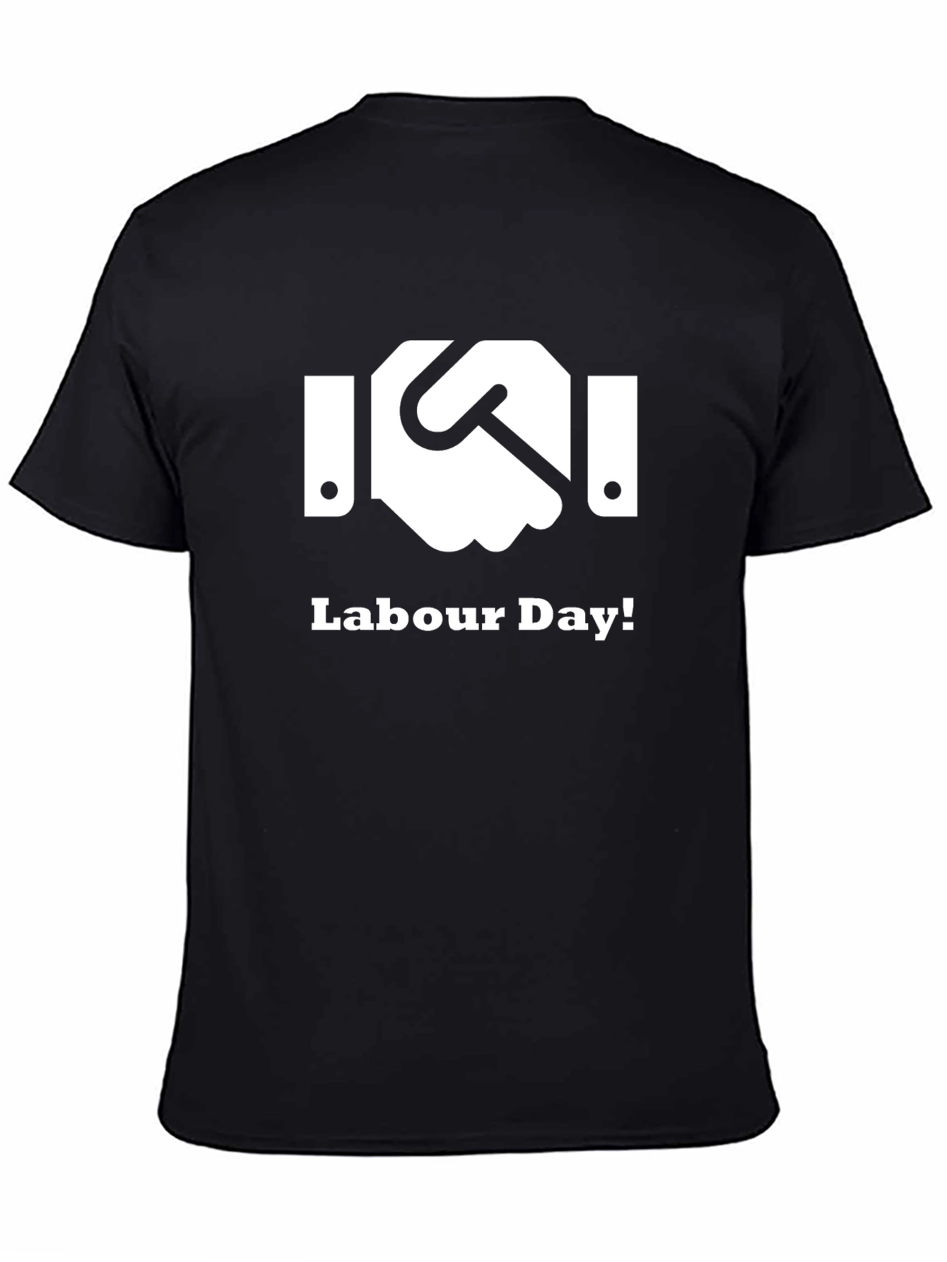 Labour Day Graphic Tee - Black