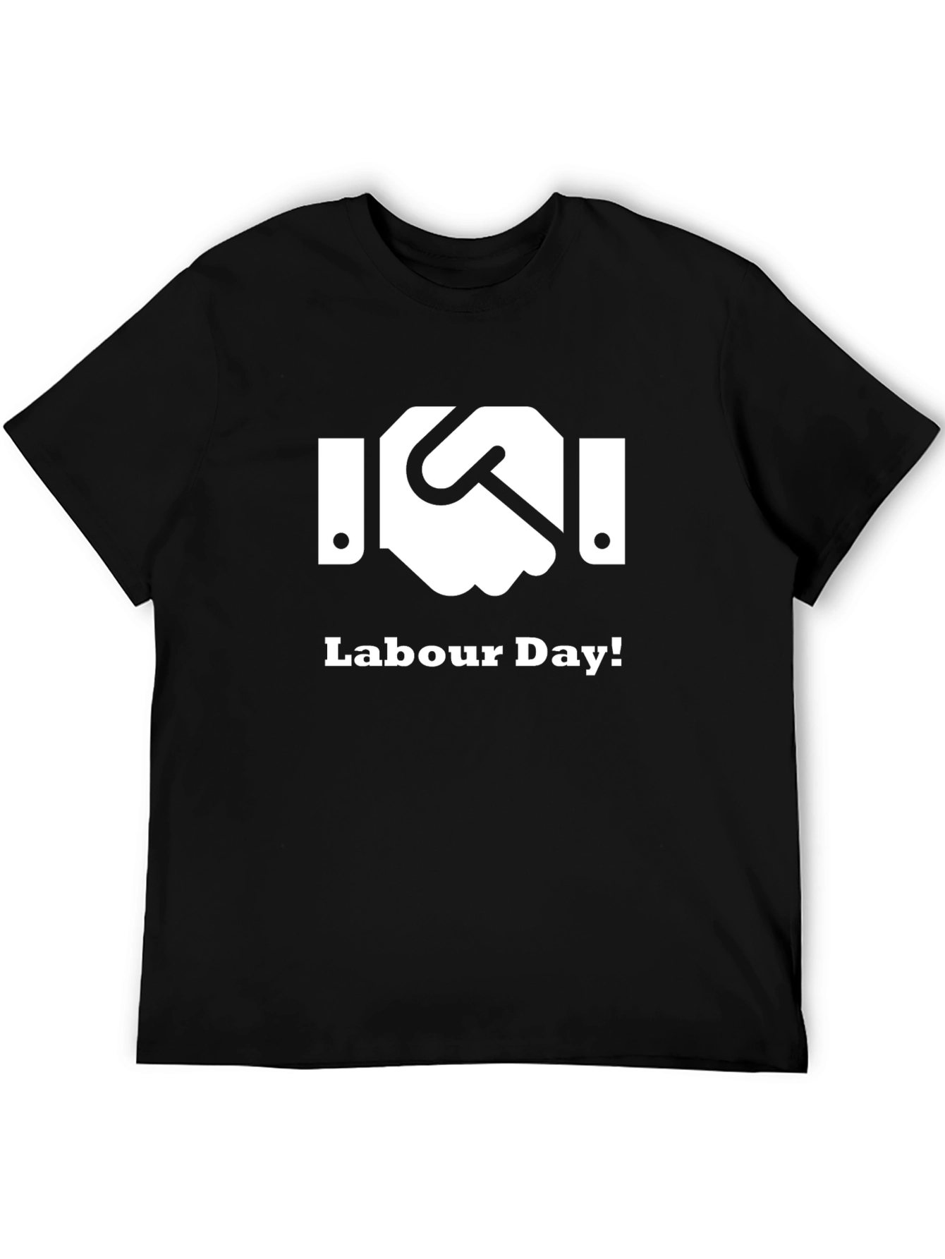 Labour Day Graphic Tee - Black