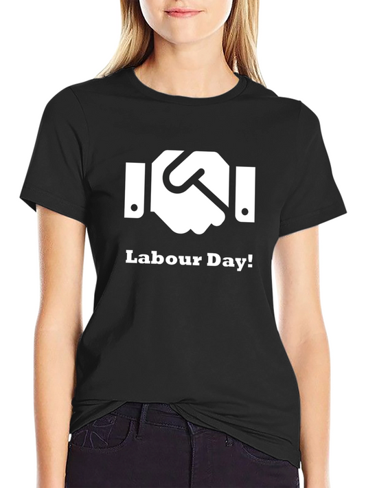 Labour Day Graphic Tee - Black