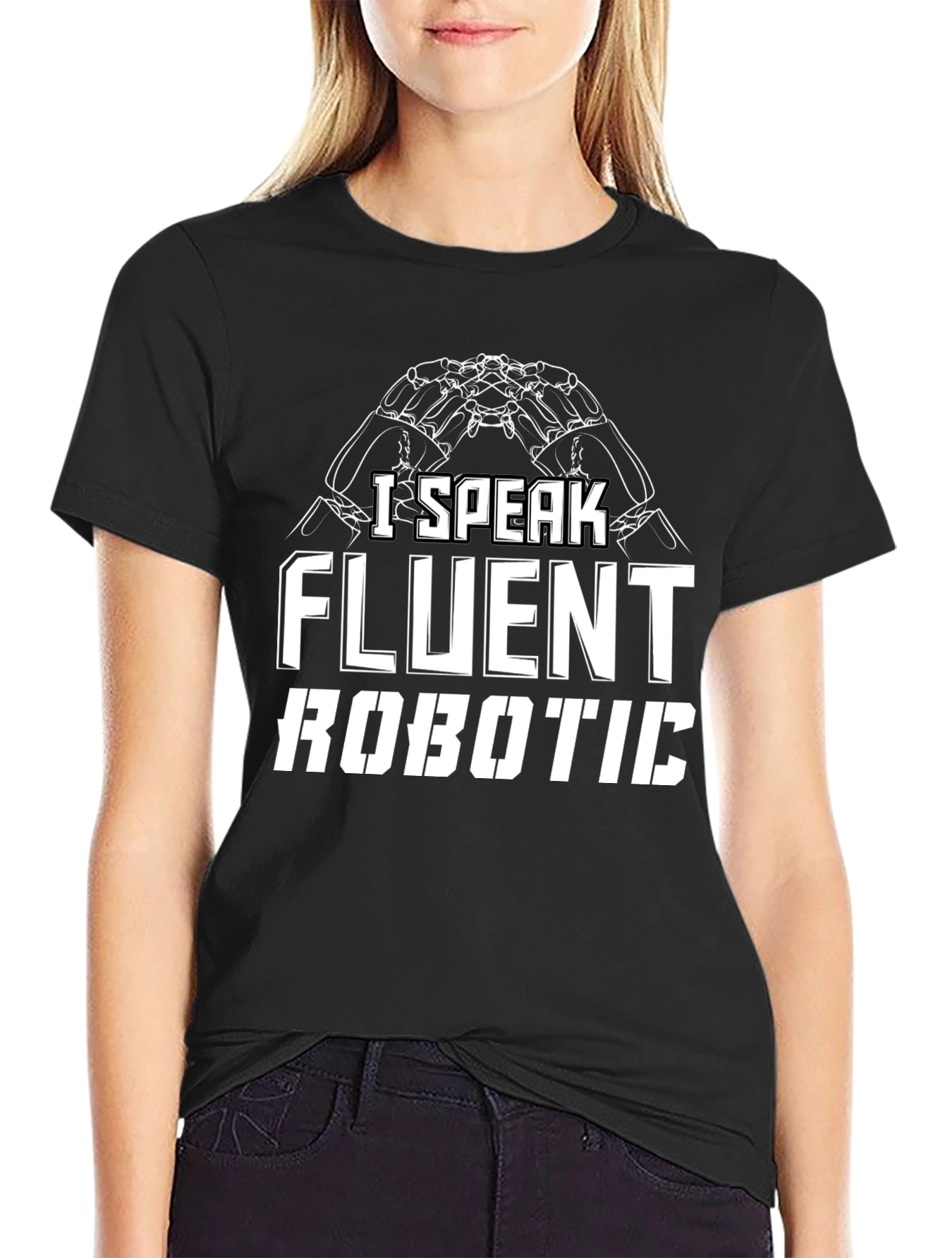 I Speak Fluent Robotic T-Shirt - Funny Geek Tee
