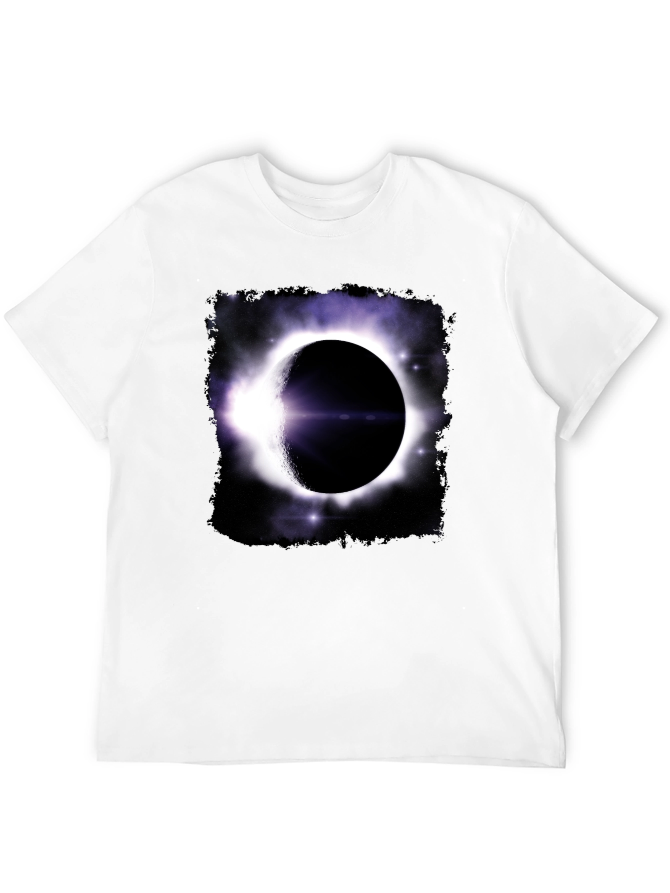 Solar Eclipse Graphic T-Shirt - Mens Black Tee