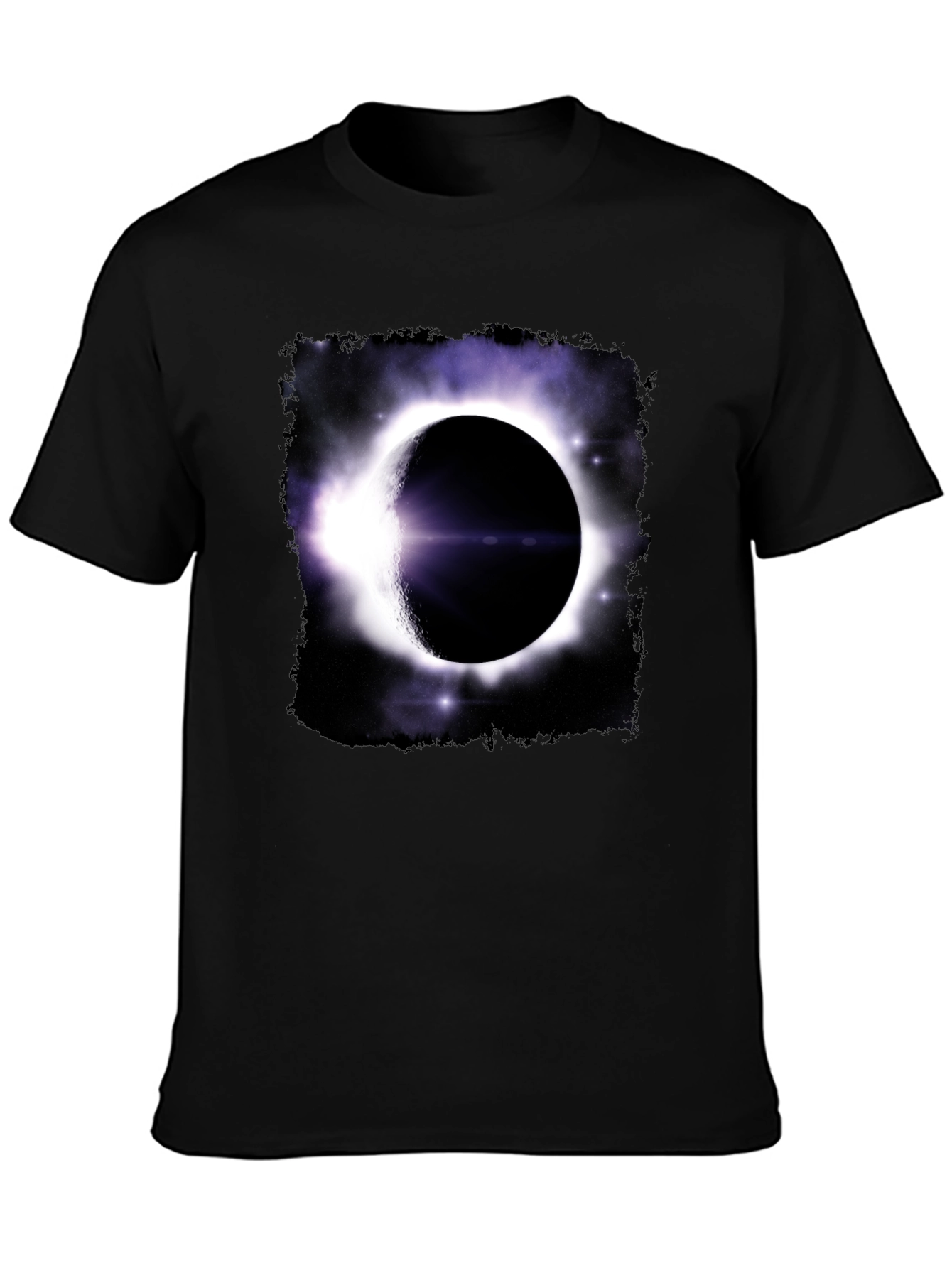Solar Eclipse Graphic T-Shirt - Mens Black Tee