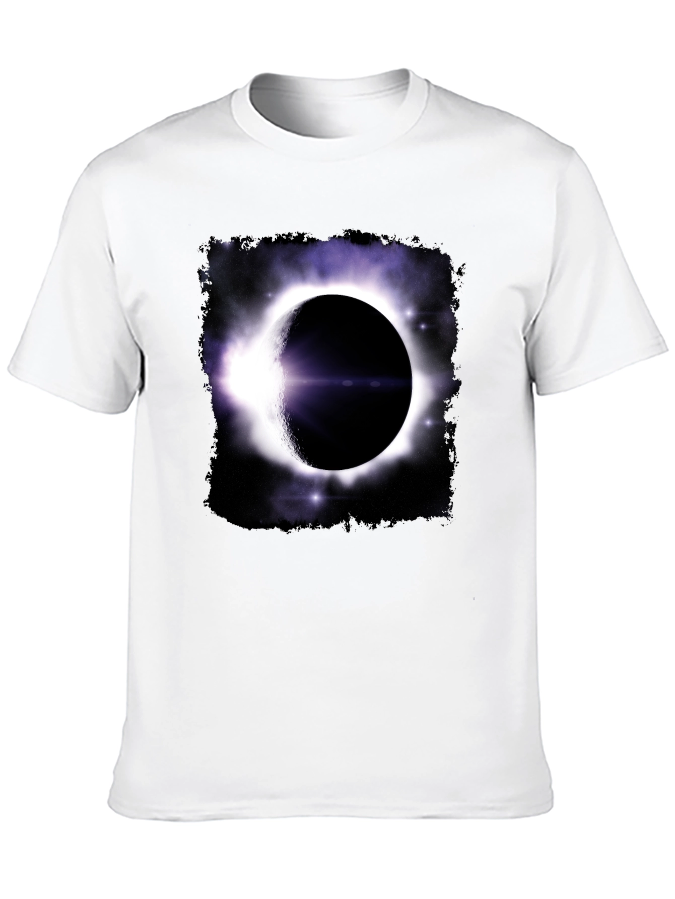 Solar Eclipse Graphic T-Shirt - Mens Black Tee