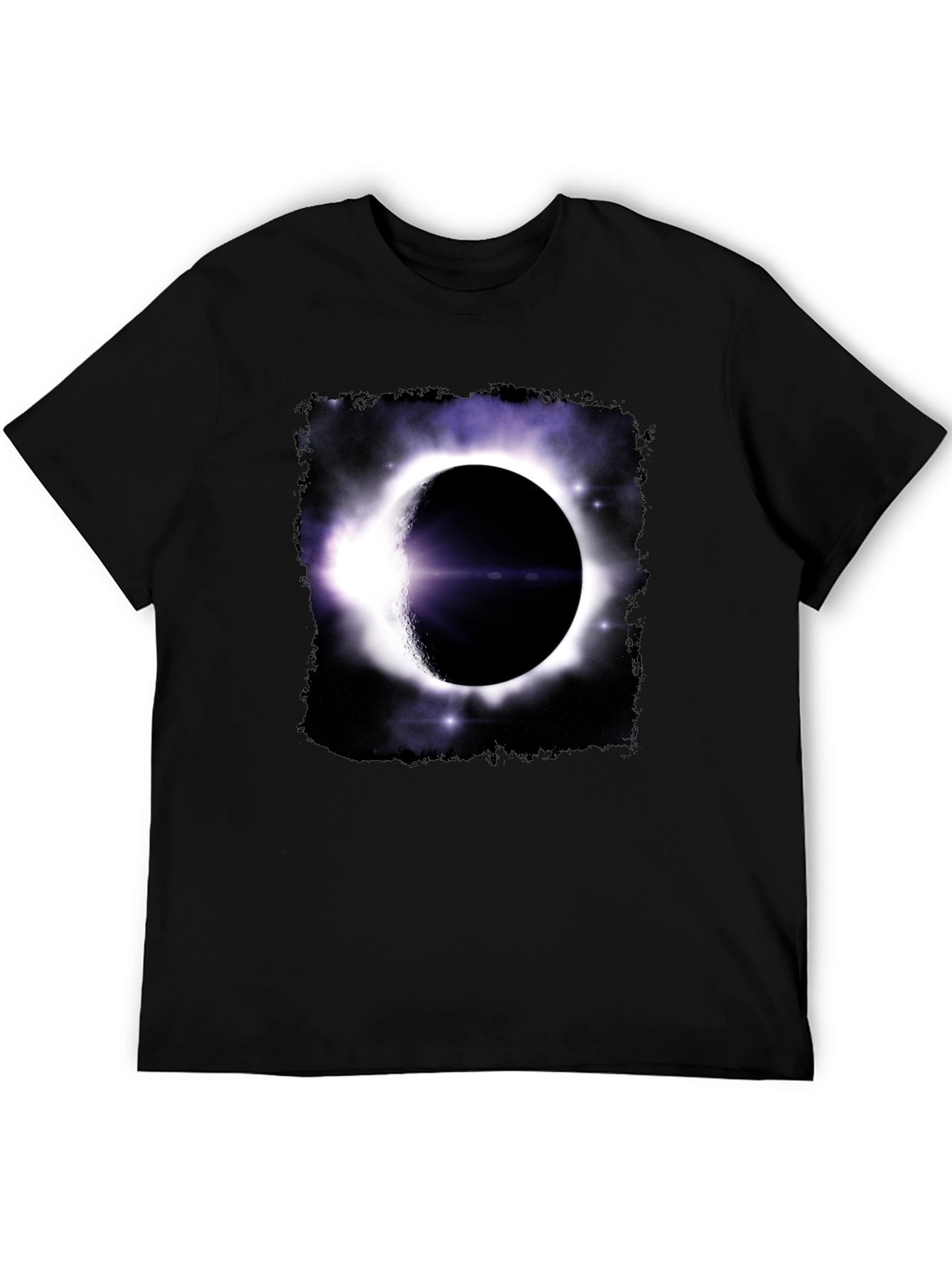 Solar Eclipse Graphic T-Shirt - Mens Black Tee