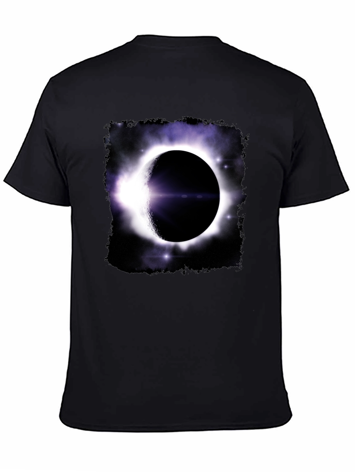 Solar Eclipse Graphic T-Shirt - Mens Black Tee