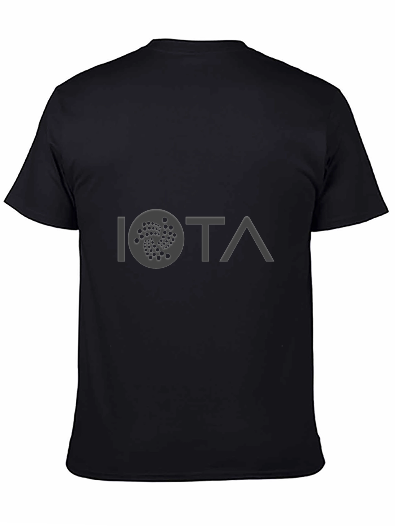 IOTA Crypto T-Shirt - Black Cotton Blend Tee