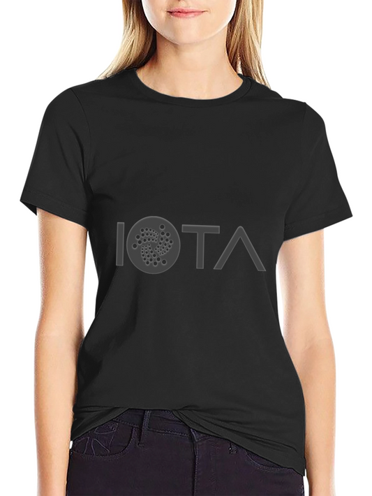 IOTA Crypto T-Shirt - Black Cotton Blend Tee