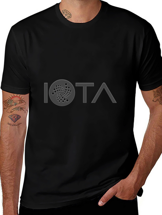 IOTA Crypto T-Shirt - Black Cotton Blend Tee