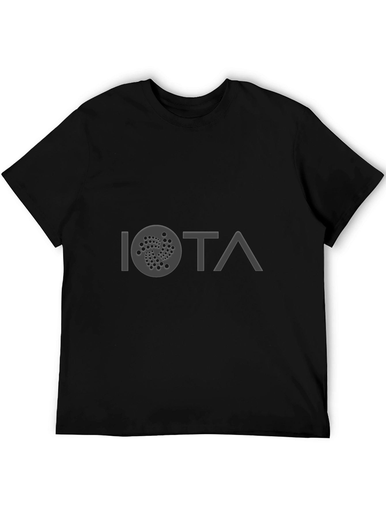 IOTA Crypto T-Shirt - Black Cotton Blend Tee
