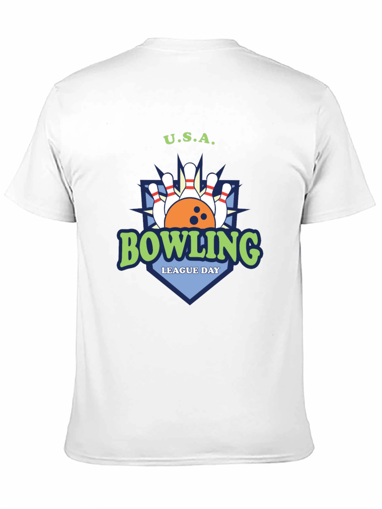 Bowling League Day USA T-Shirt