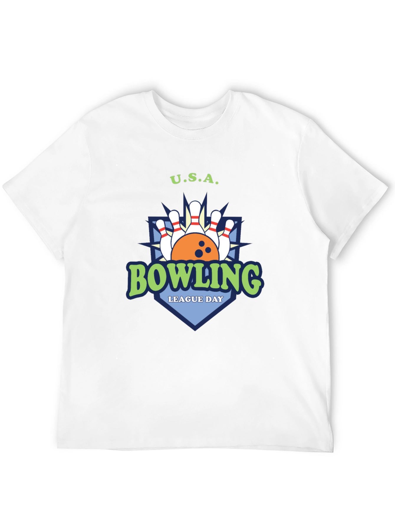 Bowling League Day USA T-Shirt