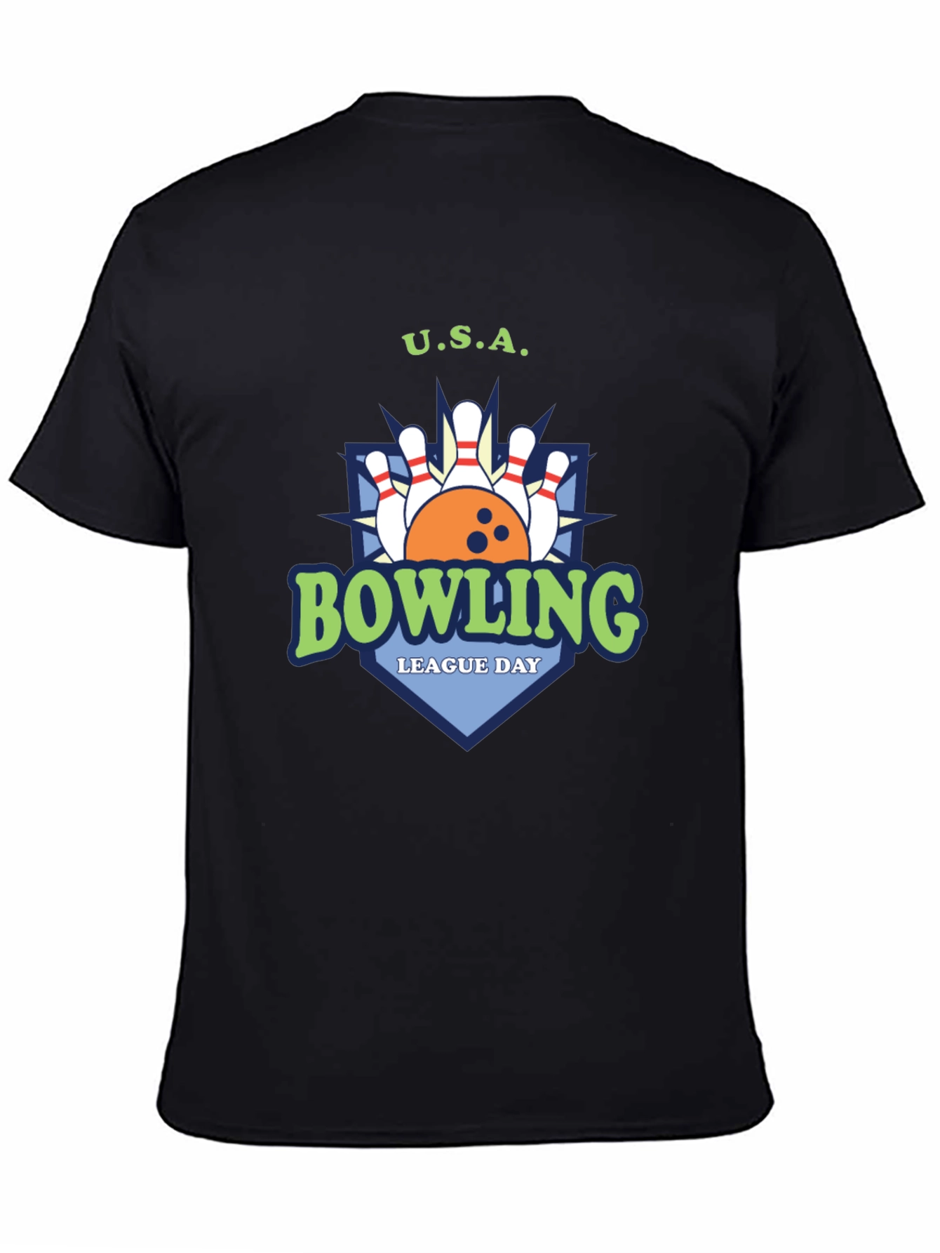 Bowling League Day USA T-Shirt
