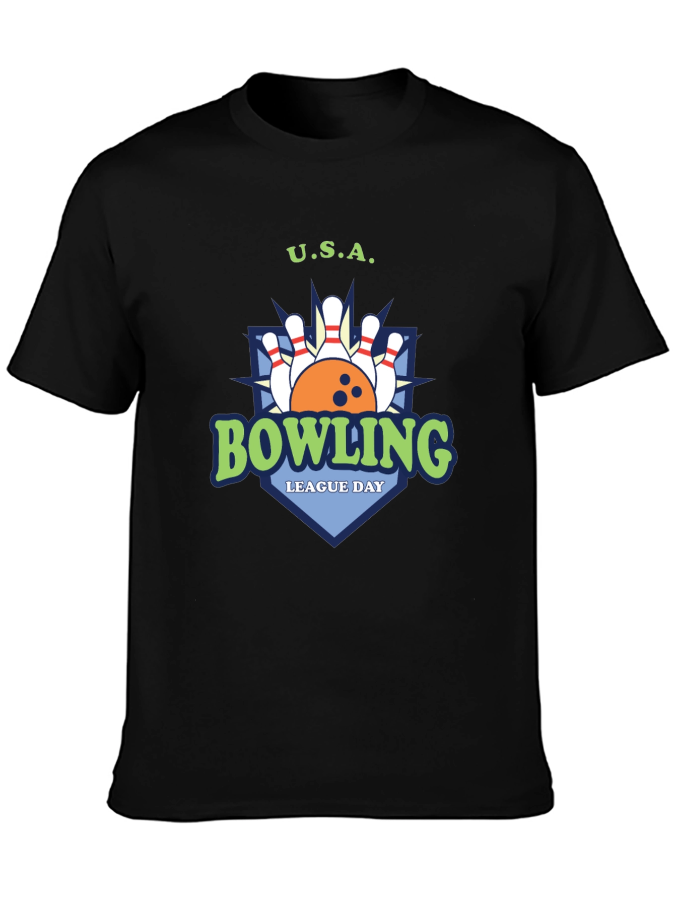 Bowling League Day USA T-Shirt