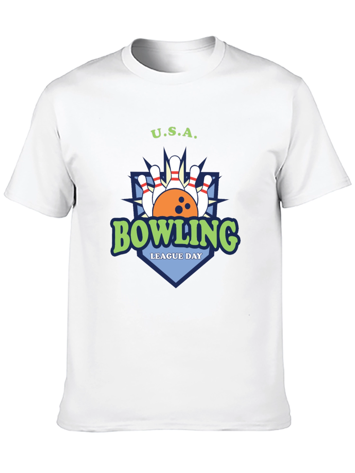 Bowling League Day USA T-Shirt