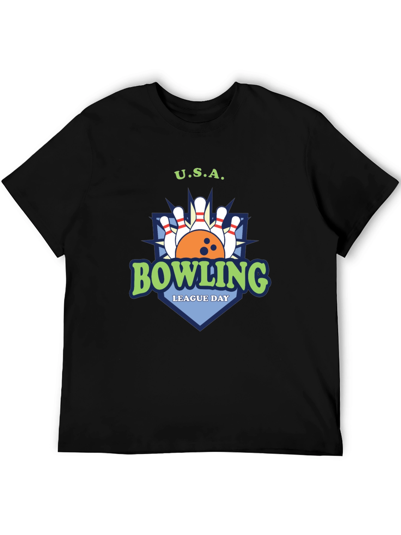 Bowling League Day USA T-Shirt