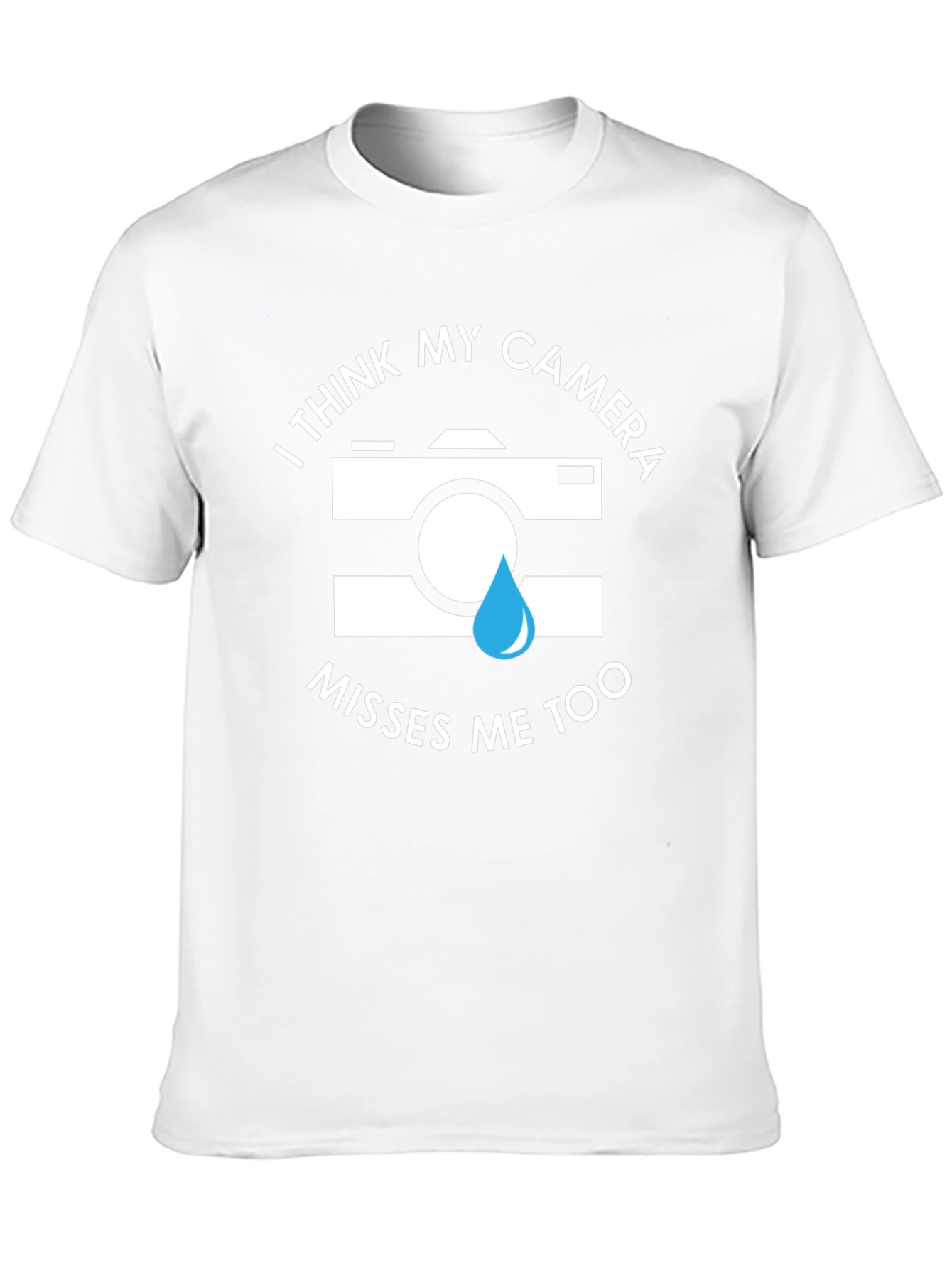 Camera Misses Me Funny Graphic Tee