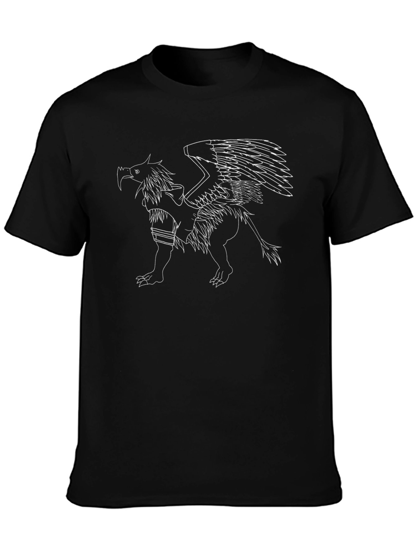 Griffin Graphic T-Shirt - Bold Black Tee