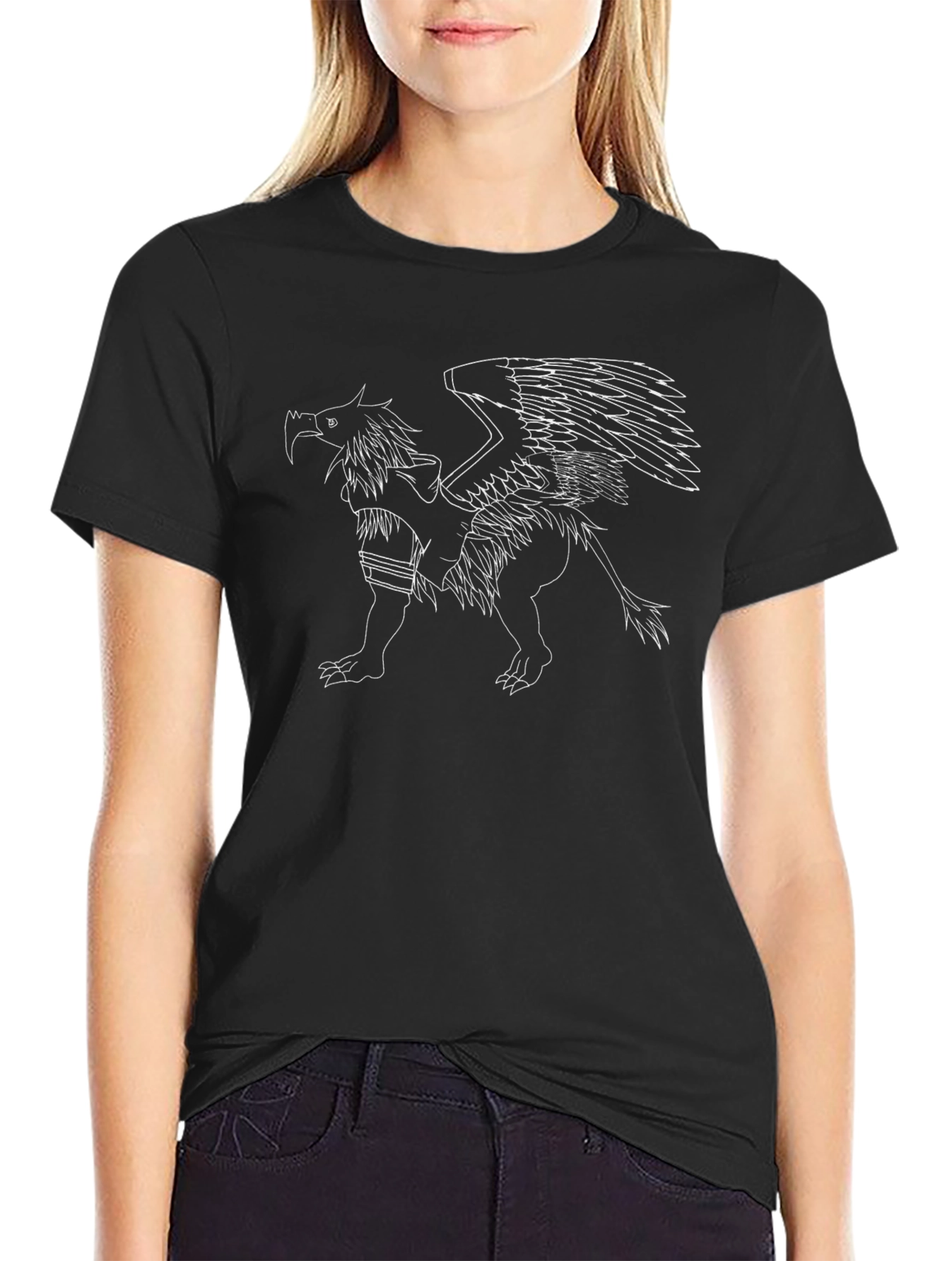Griffin Graphic T-Shirt - Bold Black Tee