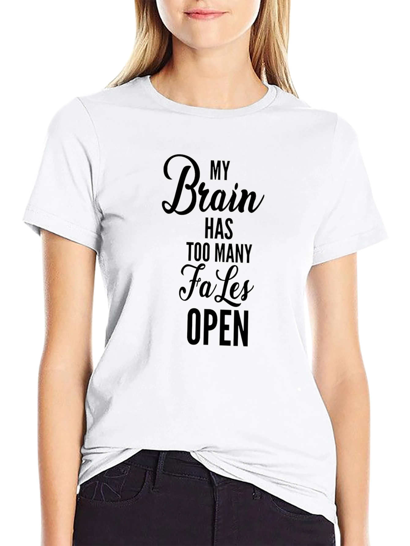 Funny My Brain Has Too Many Tabs Open T-Shirt