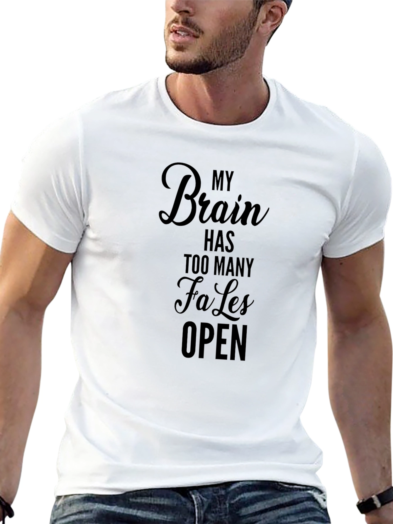 Funny My Brain Has Too Many Tabs Open T-Shirt