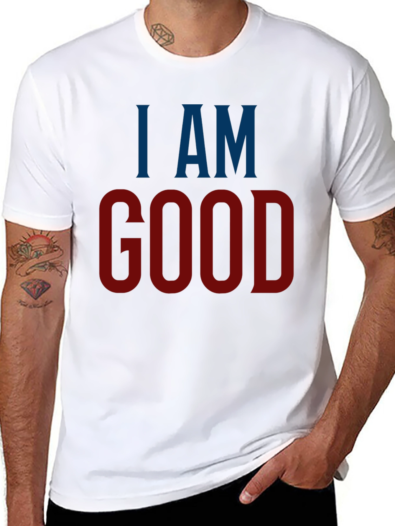 I AM GOOD Graphic Tee - Stylish Statement T-Shirt