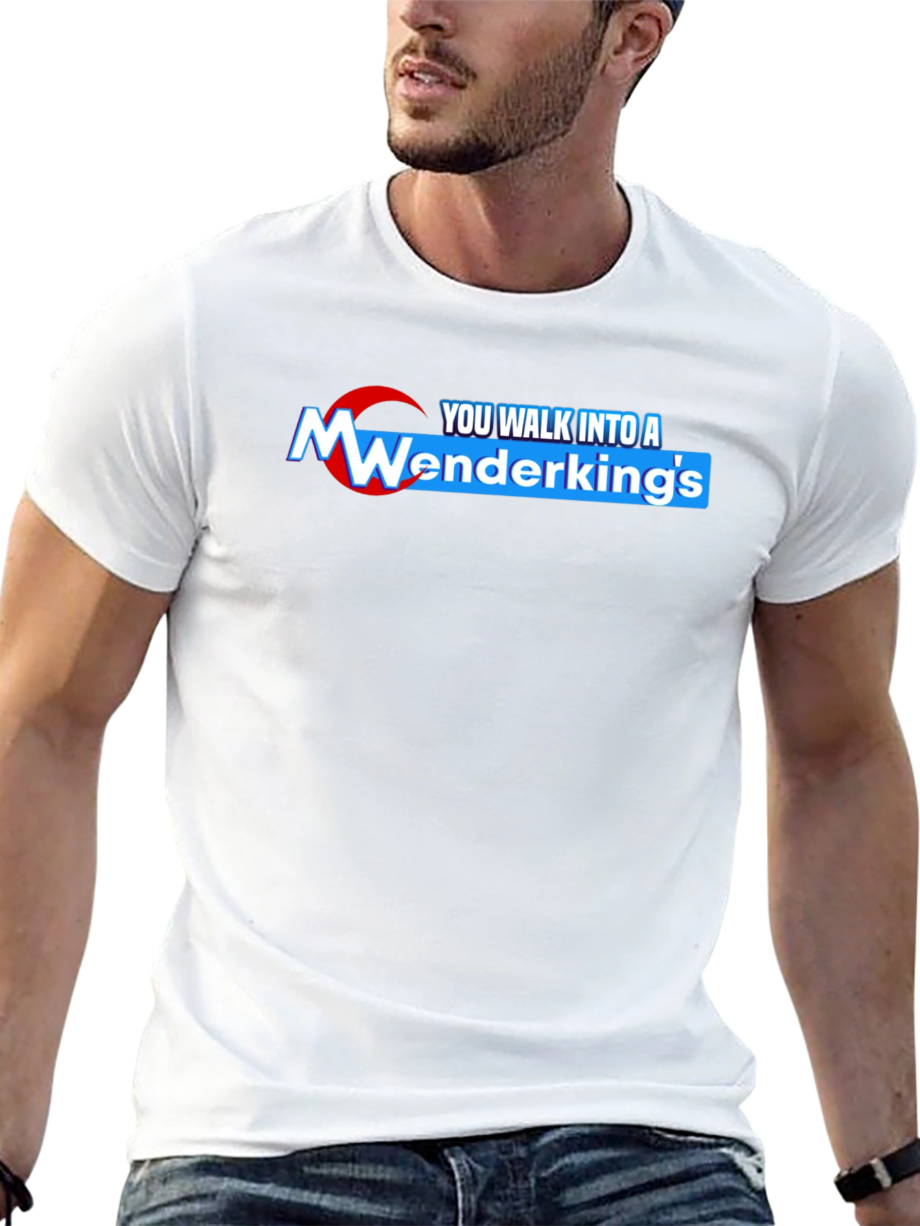 Wenderkings Black T-Shirt: You Walk Into A...