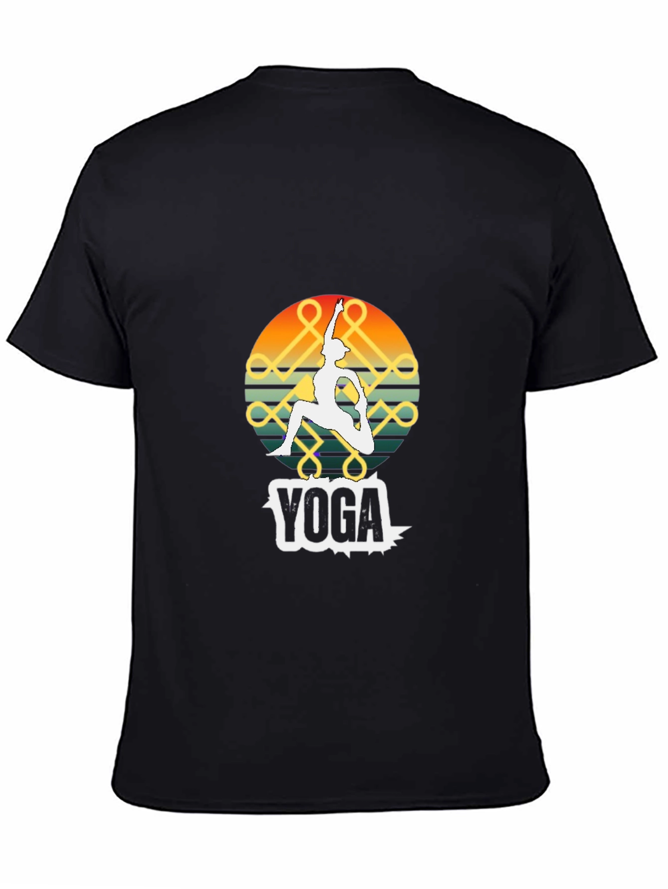Yoga Pose Graphic Tee - Meditative Style Shirt