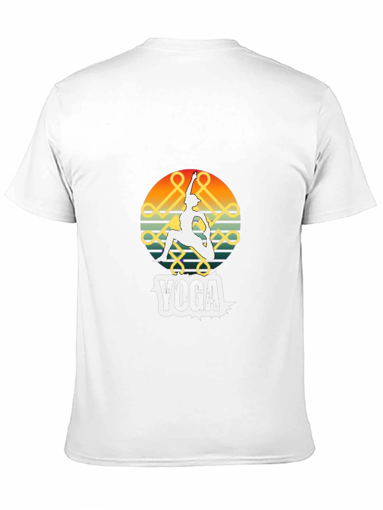 Yoga Pose Graphic Tee - Meditative Style Shirt